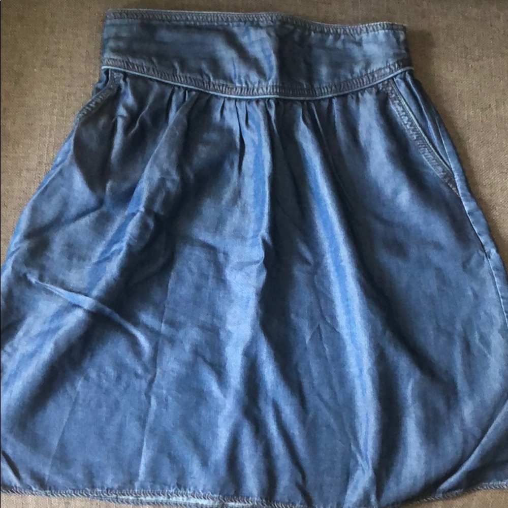Light Denim cotton skirt, very light weight